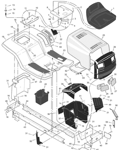 Part Location Diagram of F-020753L Murray Book, Instruction
